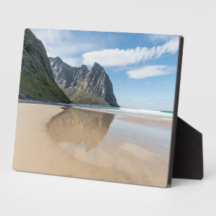 Kvalvika Lofoten Norwegen Fotoplatte