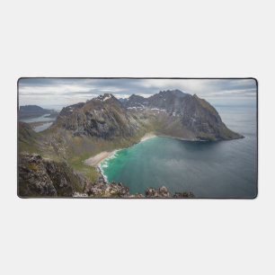 Kvalvika Lofoten Norwegen Schreibtischunterlage