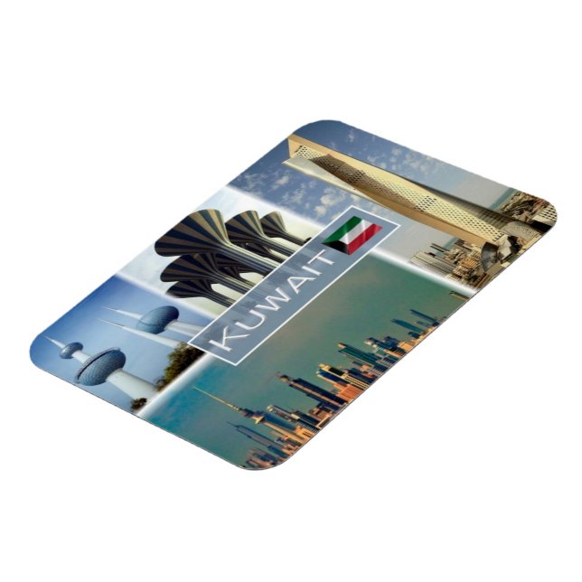 KW - Kuwait - Wasserturm - Magnet (Linke Seite)
