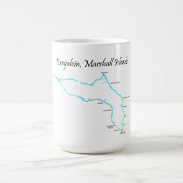 Kwajalein Atoll, die Marshallinseln Kaffeetasse