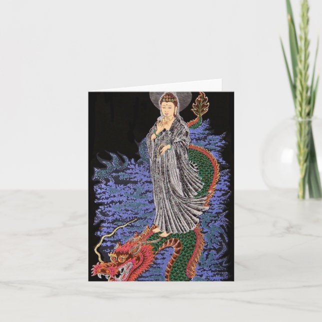 Kwan yin Note Card Karte (Vorderseite)