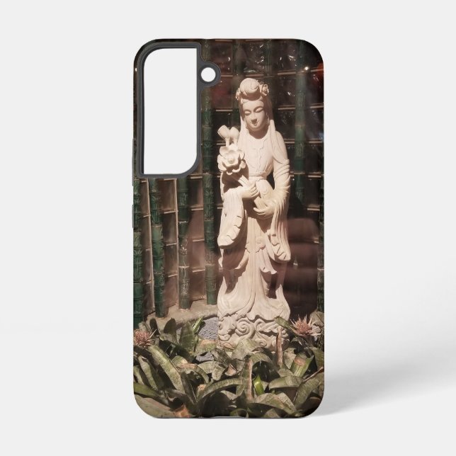 Kwan Yin Statue Samsung Galaxy Hülle (Rückseite)