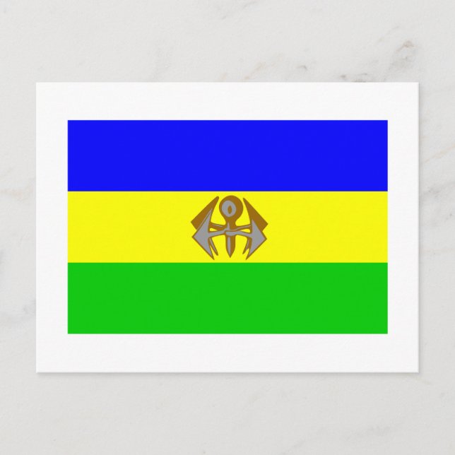 KwaNdebele-Flagge Postkarte (Vorderseite)