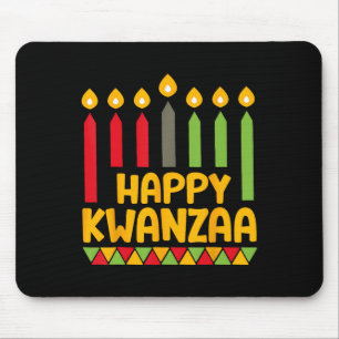 Kwanza 2024 Weihnachten Afro-amerikanische Kinder Mousepad
