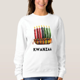 Kwanza Kinara, Sieben Kerze" Sweatshirt