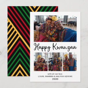 Kwanzaa 4 Foto Feiertagskarte