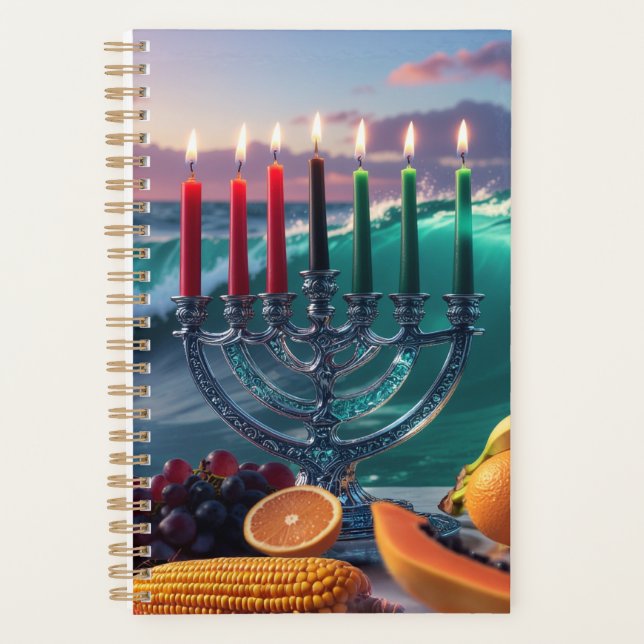 KWANZAA - 7 NÄCHTE - KINARA PLANER (Vorderseite)