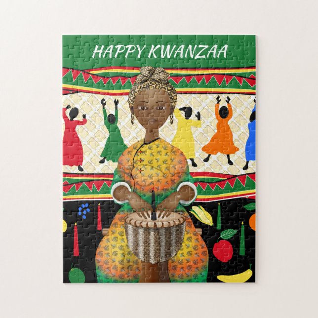 Kwanzaa American Holiday (Vertikal)