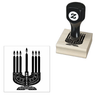Kwanzaa Candles Symbole für Kwanzaa Gummistempel