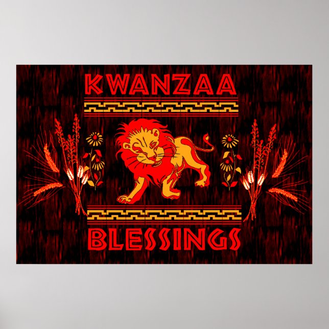 Kwanzaa Dancers Poster (Vorne)