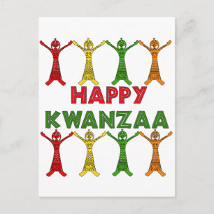 Kwanzaa Dancers Postkarte