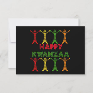 Kwanzaa Dancers RSVP Karte