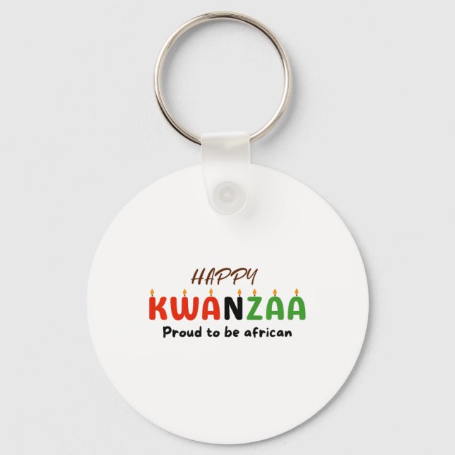 Kwanzaa Day Schlüsselanhänger (Vorderseite)