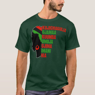 Kwanzaa Die sieben Prinzipien von Kwanzaa T-Shirt