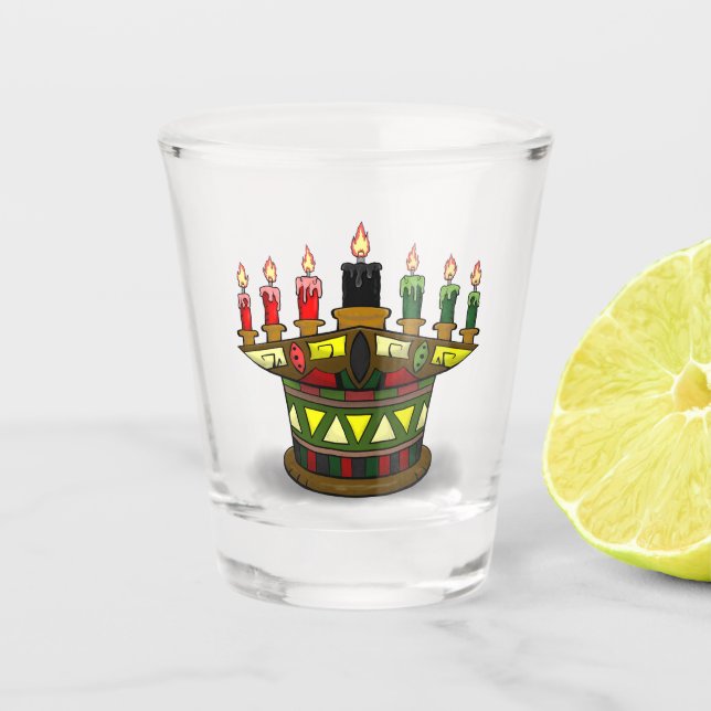 Kwanzaa erste Früchte Schnapsglas (Vorderseite)