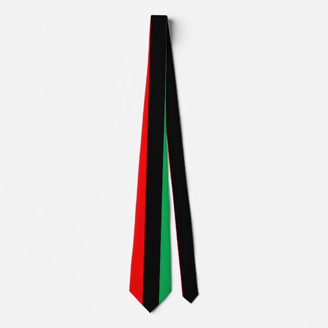 Kwanzaa färbt rotes schwarzes grünes krawatte (Vorderseite)