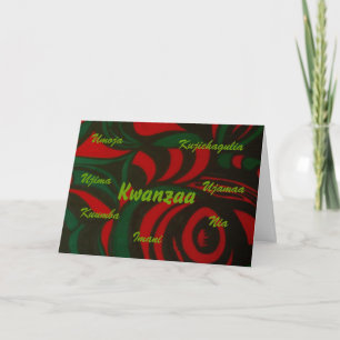 Kwanzaa Feiertagskarte