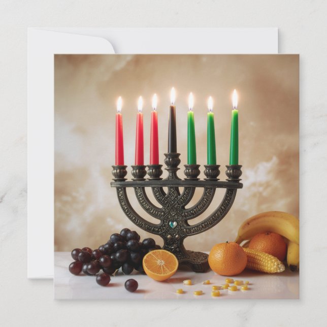 KWANZAA FEIERTAGSKARTE (Vorderseite)