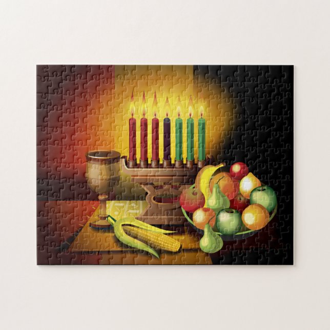 Kwanzaa-Foto-Puzzlespiel (Horizontal)