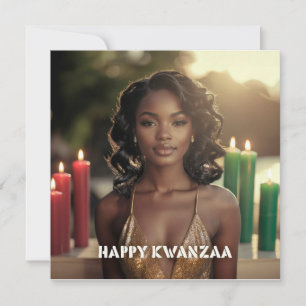 KWANZAA - FROHES KWANZAA - FEIERTAGSKARTE
