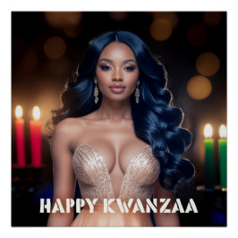 KWANZAA - FROHES KWANZAA POSTER