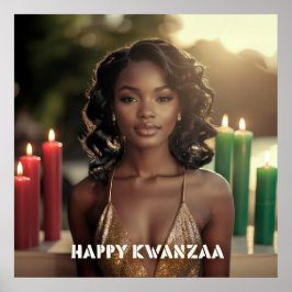 KWANZAA - FROHES KWANZAA -  POSTER