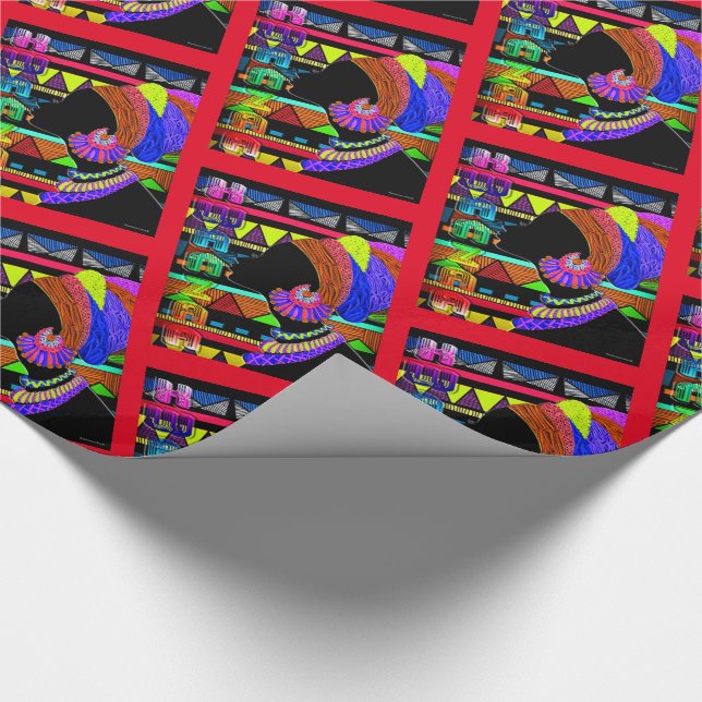 Kwanzaa Geschenkpapier (Ecke)