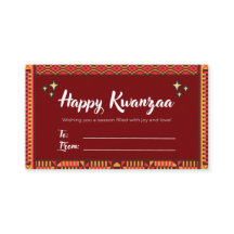 Kwanzaa Gift Tag