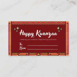 Kwanzaa Gift Tag