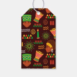 Kwanzaa Gift Tags Geschenkanhänger