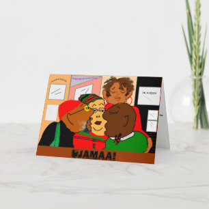 KWANZAA-GRUSS-KARTE FEIERTAGSKARTE