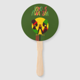 Kwanzaa Hand Fan - Gastgeschenk Fächer