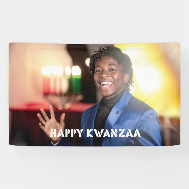  KWANZAA - HAPPY KWANZAA - BANNER (Horizontal)