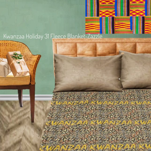 Kwanzaa Holiday-31 Fleecedecke (Von Creator hochgeladen)