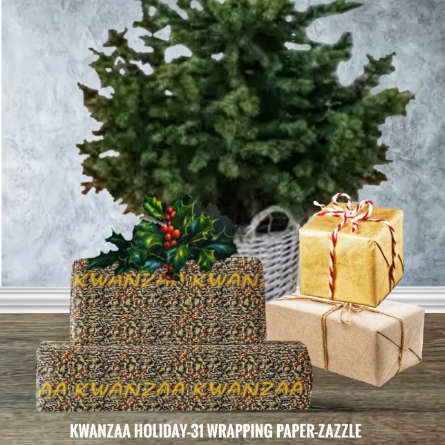 Kwanzaa Holiday 31 Geschenkpapier (Von Creator hochgeladen)