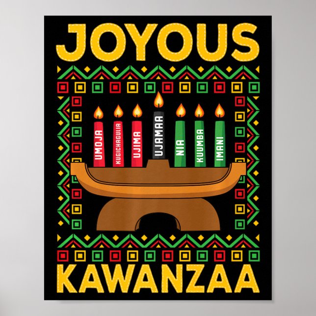 Kwanzaa - Joyous Kwanzaa Poster (Vorne)