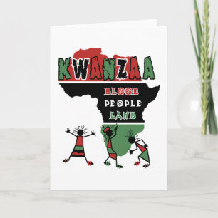 Kwanzaa-Karte Feiertagskarte