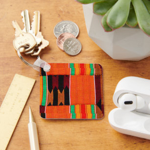 Kwanzaa Kenta Cloth Schlüsselanhänger