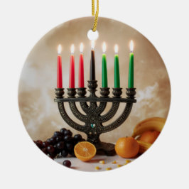 KWANZAA KERAMIK ORNAMENT