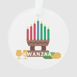 Kwanzaa Kerzen Ornament