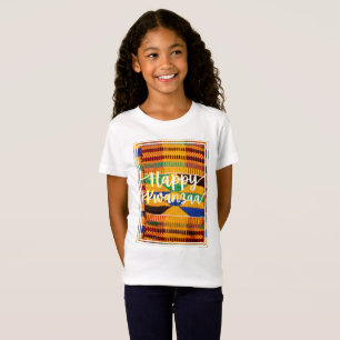 Kwanzaa Kids Kente Tuch Inspiriert Shirt