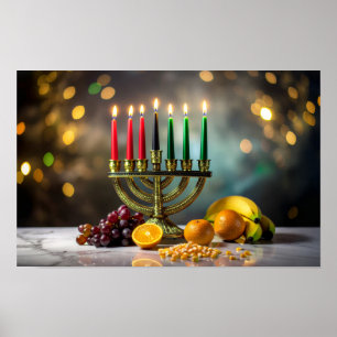 KWANZAA - KINARA - POSTER