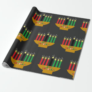 Kwanzaa Kinara Religious Geschenkpapier