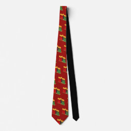 Kwanzaa Krawatte Red Green Black 7 Kerzen Muster