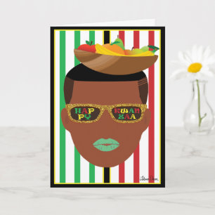 Kwanzaa LGBTQ Urlaub Karte