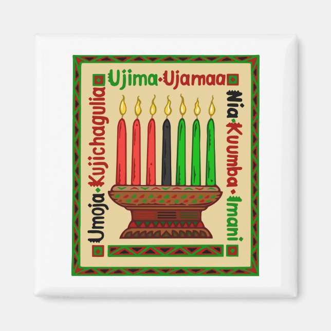 KWANZAA MAGNET (Vorne)
