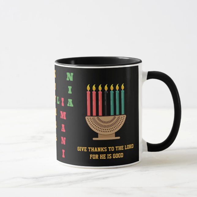 KWANZAA Nguzo Saba Crossword Tasse (Rechts)
