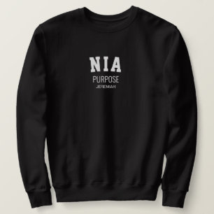 Kwanzaa NIA Personalisiert Sweatshirt