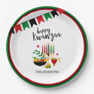 Kwanzaa Pappteller