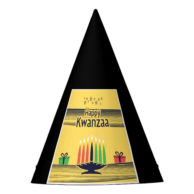 Kwanzaa Partyhütchen (Vorderseite)